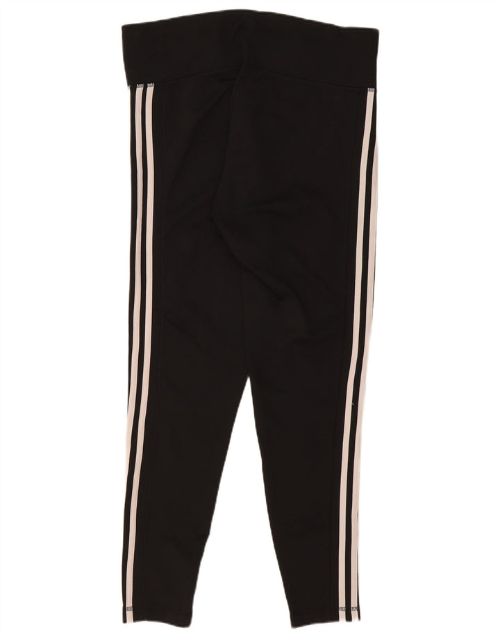 ADIDAS Womens Climalite Leggings UK 20/22 XL  Black Polyester