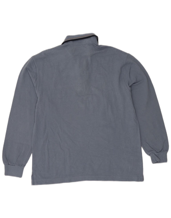 Fred Perry Mens Polo Shirt Medium Blue Cotton