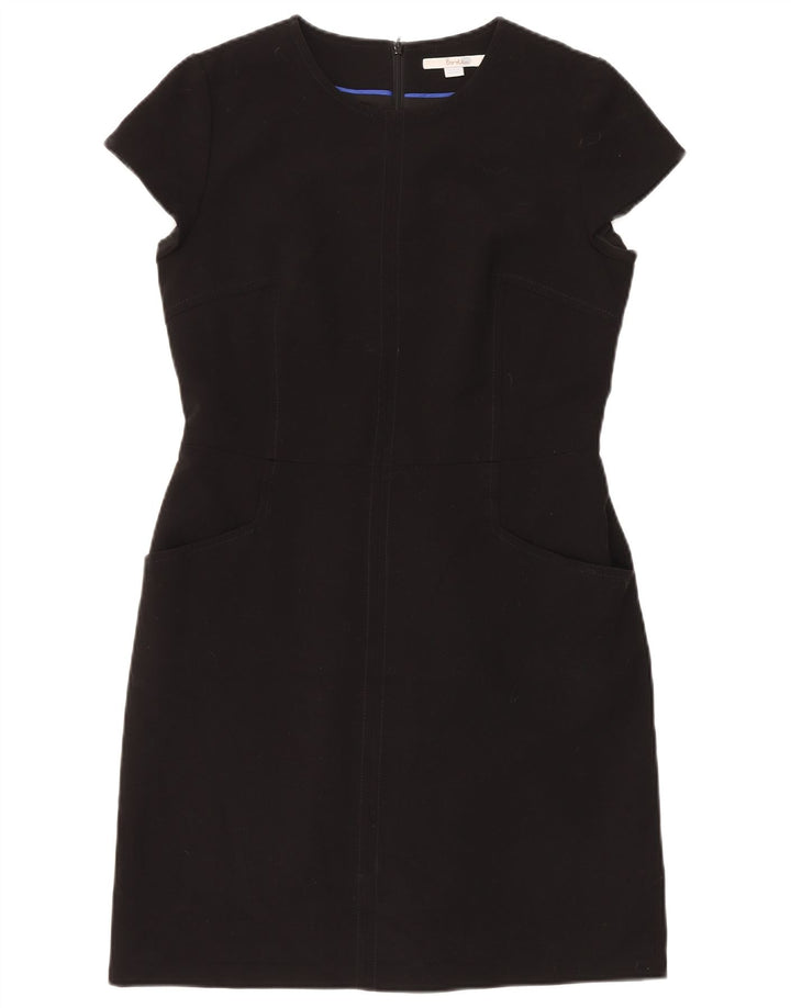 Boden Womens Sheath Dress UK 14 Large Black Polyester