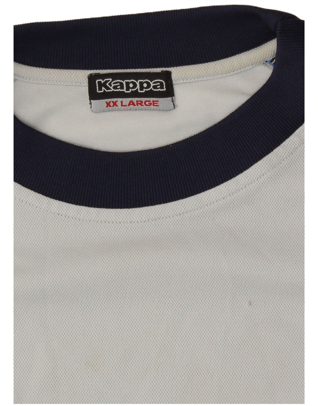Kappa Mens T-Shirt Top 2XL Grey Colourblock Polyester