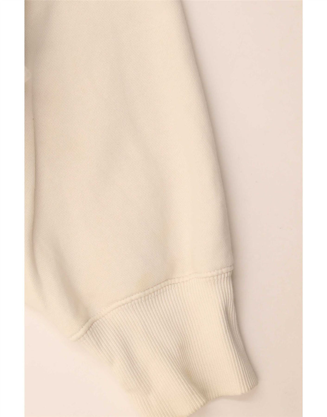 Nike Womens Crop Oversized Sweatshirt Jumper UK 14 Medium White Cotton