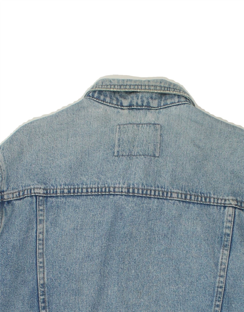 VINTAGE Mens Denim Jacket UK 40 Large Blue Cotton Vintage Vintage and Second-Hand Vintage from Messina Hembry 