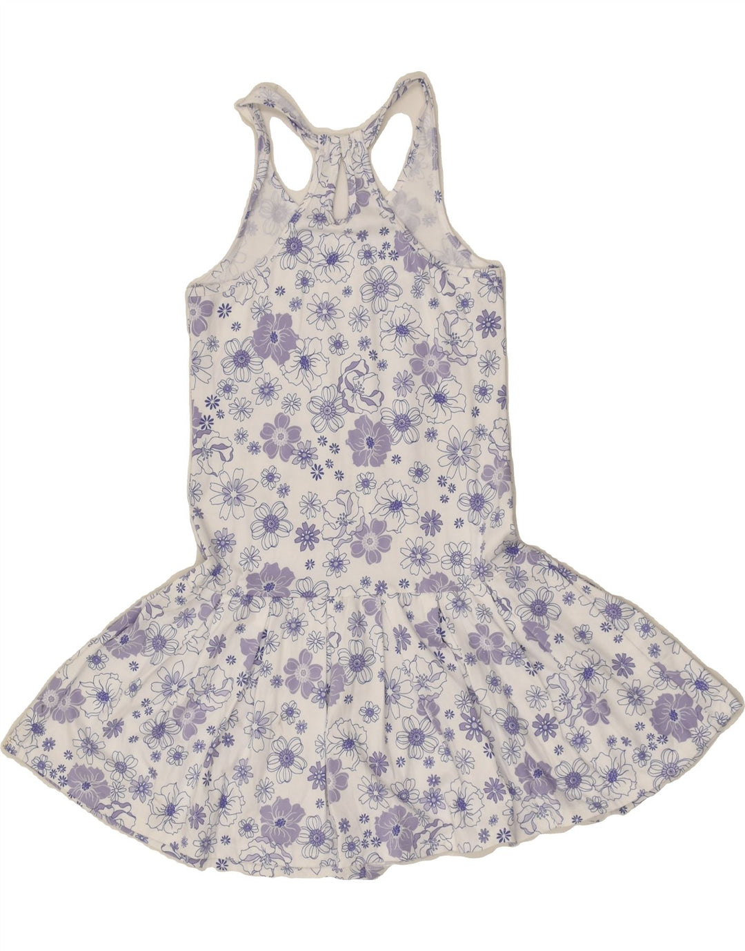 BENETTON Girls Sundress 5-6 Years White Floral | Vintage Benetton | Thrift | Second-Hand Benetton | Used Clothing | Messina Hembry 