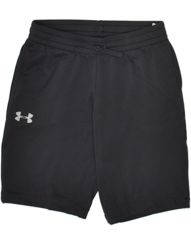 UNDER ARMOUR Boys Cold Gear Sport Shorts 14-15 Years Black Polyester | Vintage Under Armour | Thrift | Second-Hand Under Armour | Used Clothing | Messina Hembry 