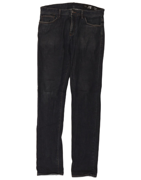 Armani Exchange Mens Straight Jeans W30 L32 Navy Blue Cotton