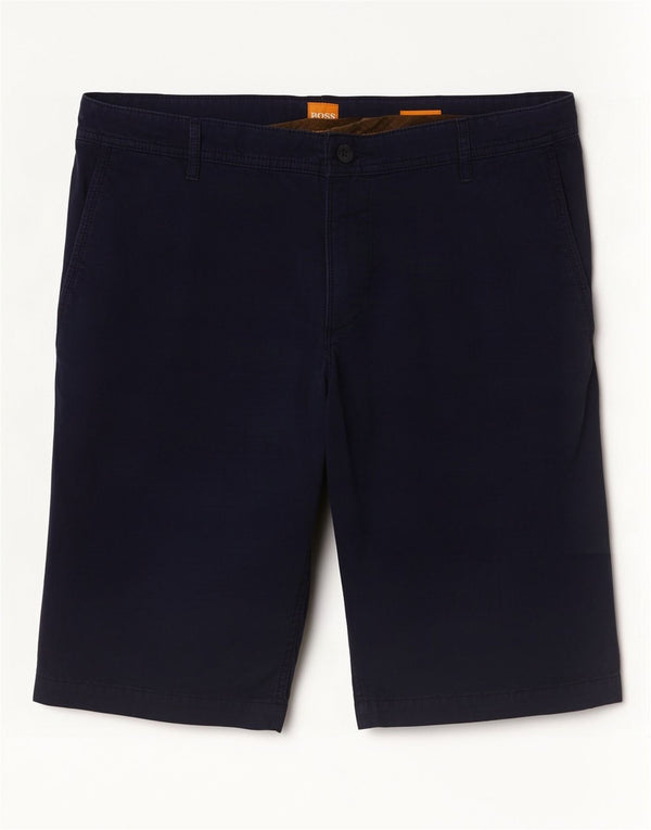 Hugo Boss Mens Chino Shorts W36 Large Navy Blue Cotton