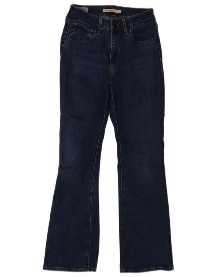 Levi's Womens 725 High Rise Bootcut Jeans W27 L29 Blue Lyocell
