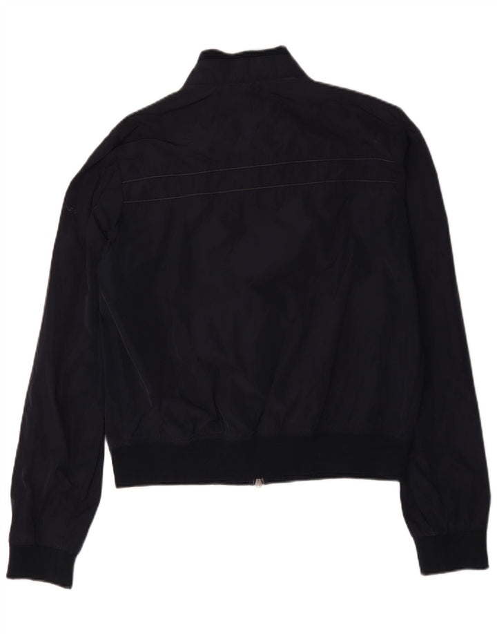 Calvin Klein Jeans Mens Bomber Jacket UK 40 Large Navy Blue Polyester