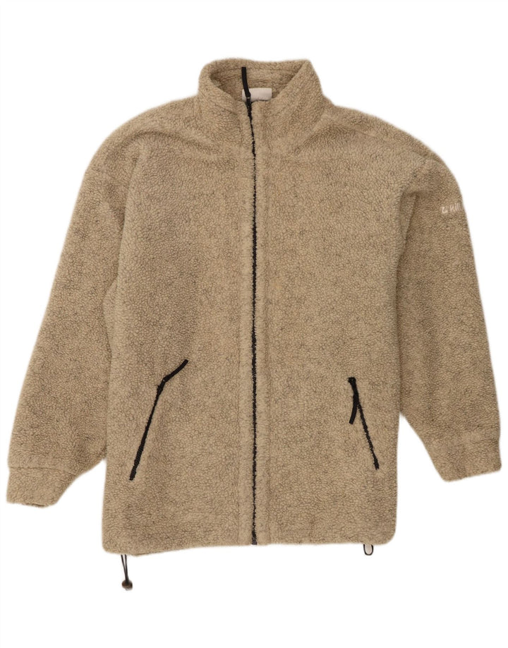 Killtec Mens Fleece Jacket UK 40 Large Beige Polyester