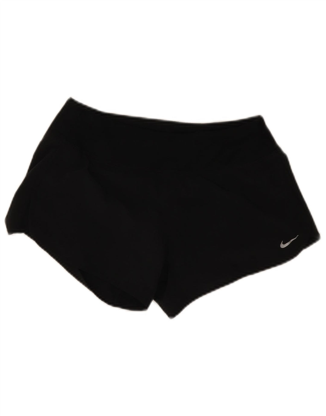 Nike Womens Dri Fit Sport Shorts UK 10 Small Black Polyester