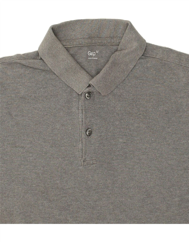 GAP Mens Polo Shirt Medium Grey Cotton | Vintage Gap | Thrift | Second-Hand Gap | Used Clothing | Messina Hembry 