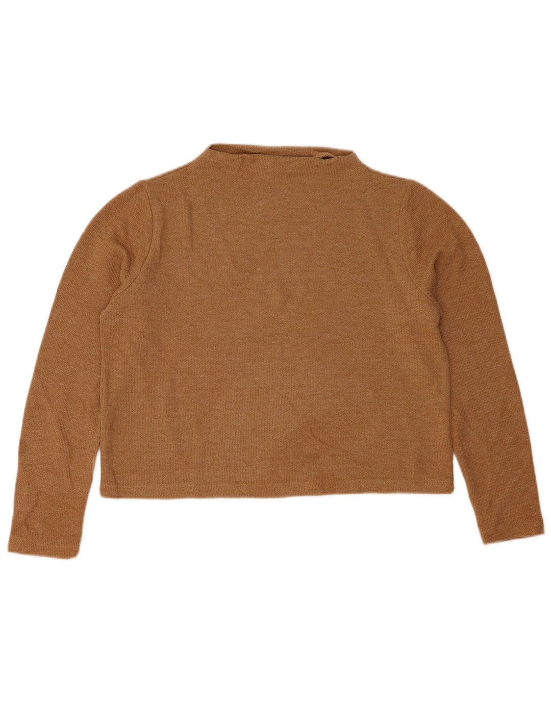 Market & Spruce Womens Crop Blouse Top UK 14 Large Beige Polyester