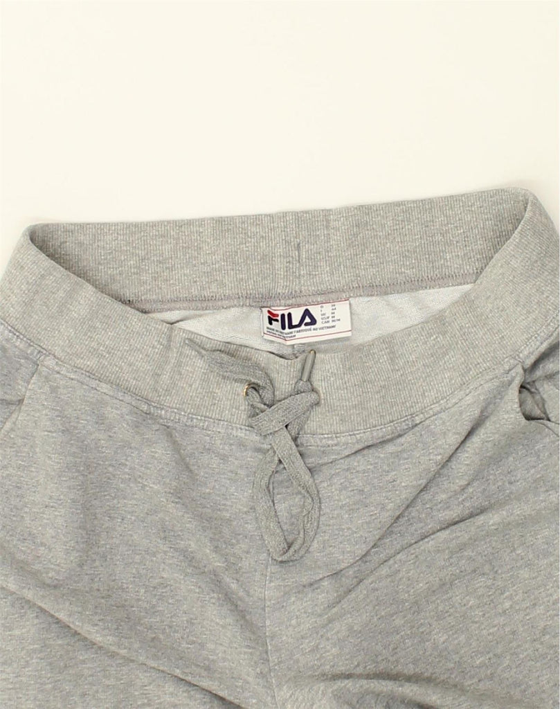 FILA Mens Tracksuit Trousers Joggers Medium Grey Cotton | Vintage Fila | Thrift | Second-Hand Fila | Used Clothing | Messina Hembry 