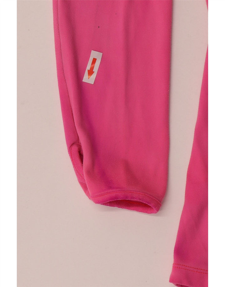 Ellesse Womens Tracksuit Top Jacket UK 12 Medium Pink Nylon