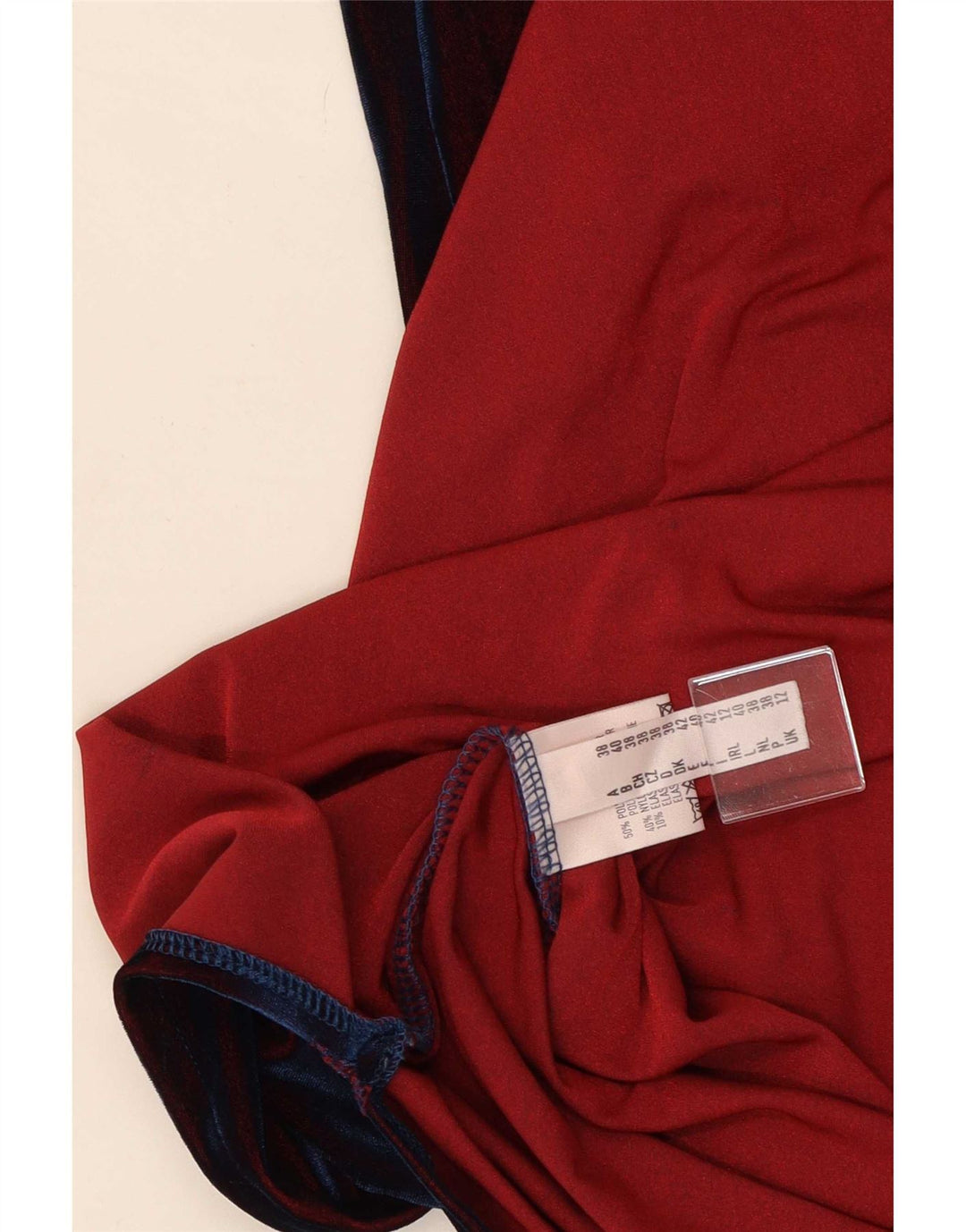 CLOCK HOUSE Womens Sleeveless Maxi Dress UK 12 Medium Red Polyester