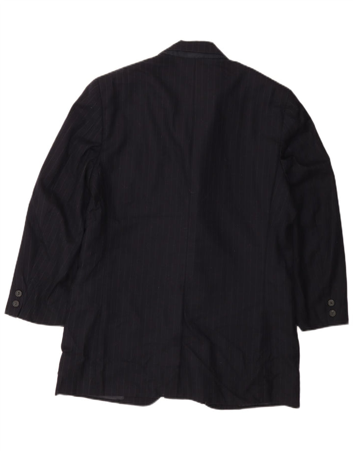 BROOKS BROTHERS Mens 346 Blazer Jacket UK 38 Medium Navy Blue Pinstripe