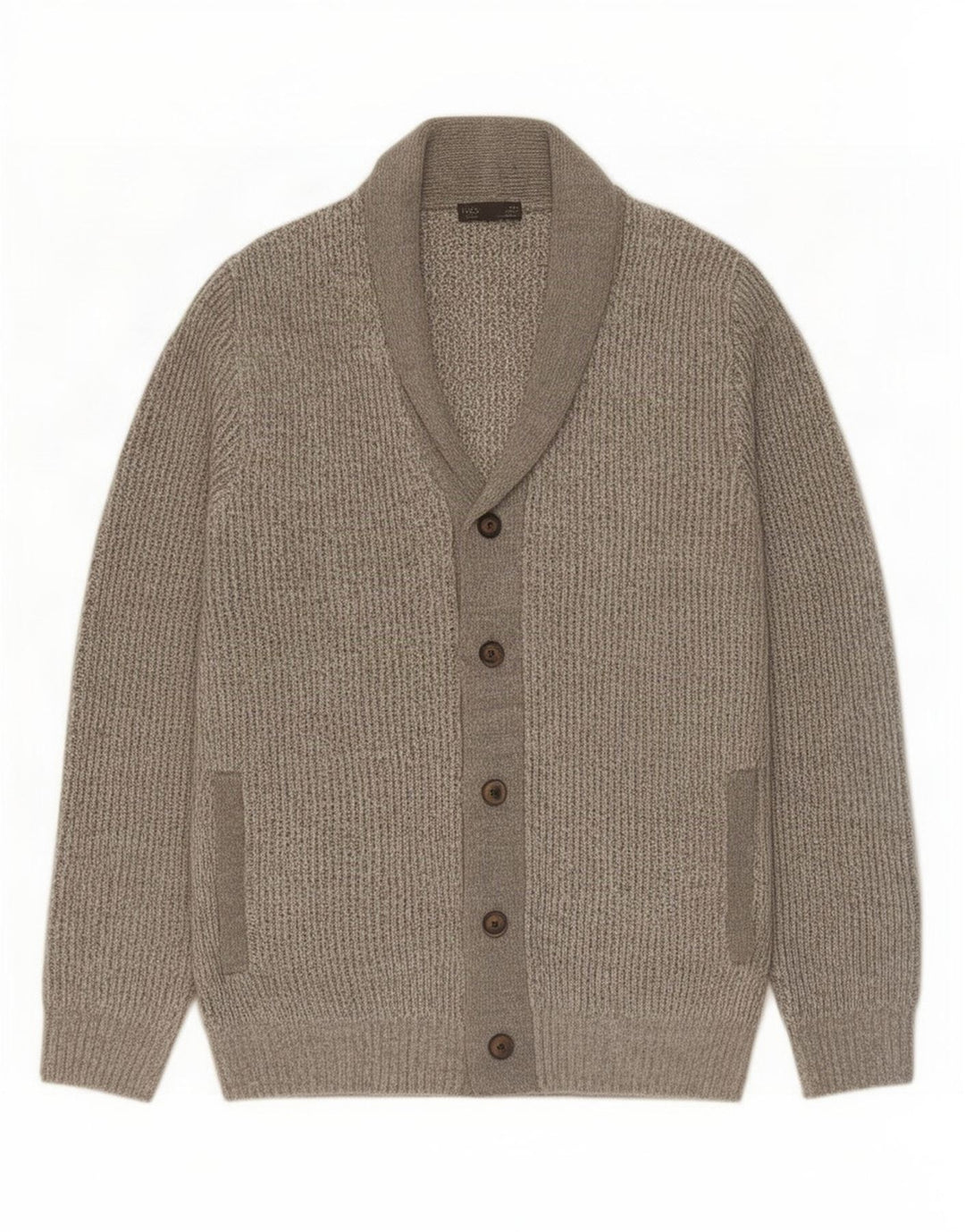 Marks & Spencer Mens Cardigan Sweater 2XL Grey Acrylic