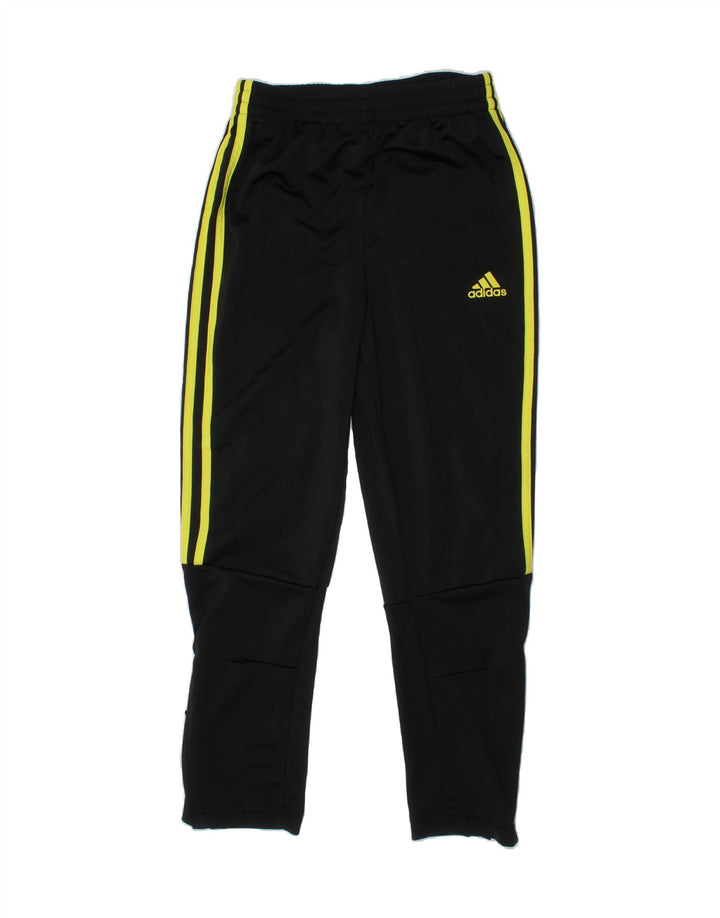 ADIDAS Boys Tracksuit Trousers 11-12 Years  Black Polyester Vintage Adidas and Second-Hand Adidas from Messina Hembry 