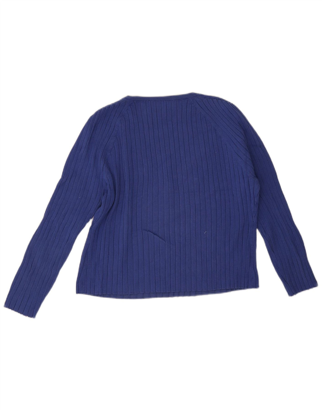 Zara Womens Top 3/4 Sleeve UK 20 2XL Blue Viscose