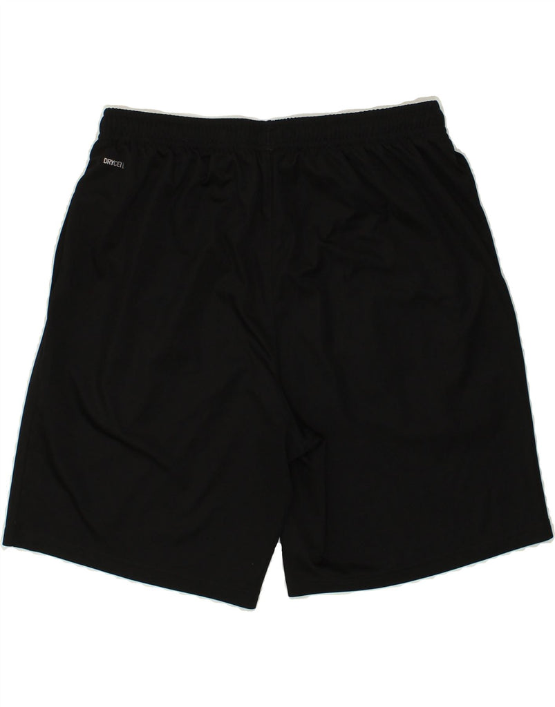 PUMA Mens Sport Shorts Large Black Polyester | Vintage Puma | Thrift | Second-Hand Puma | Used Clothing | Messina Hembry 