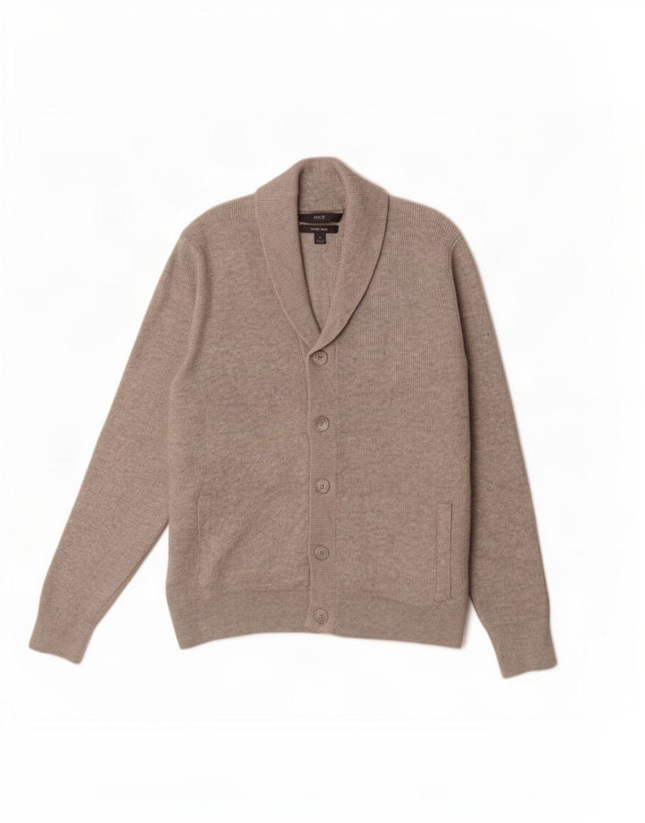 Marks & Spencer Mens Shawl Neck Cardigan Sweater Medium Grey Polyester