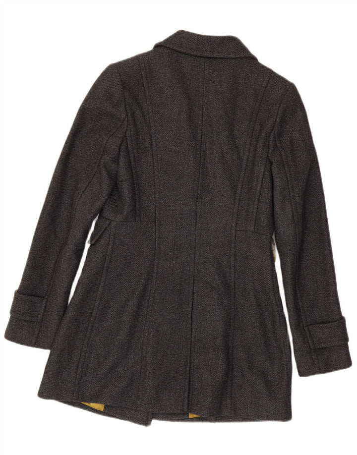 Penny Black Womens Overcoat UK 8 Small  Grey Wool