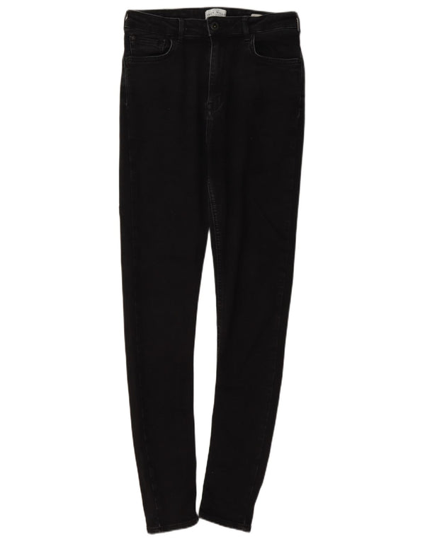 Jack Wills Womens High Waist Skinny Jeans W30 L30 Grey Cotton