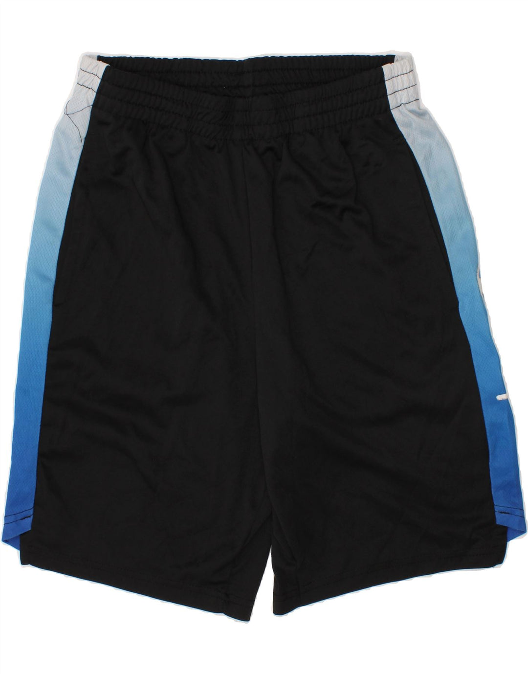 CHAMPION Boys Sport Shorts 9-10 Years Large  Black Colourblock Polyester Vintage Champion and Second-Hand Champion from Messina Hembry 