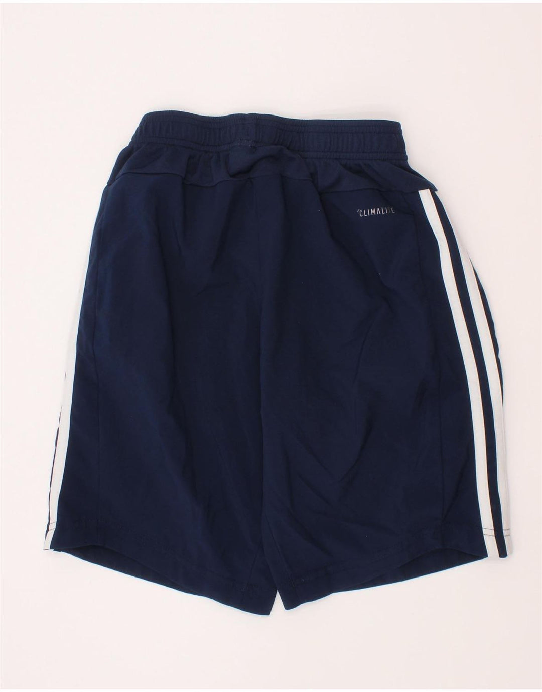 Adidas Boys Climalite Sport Shorts 11-12 Years Navy Blue Polyester