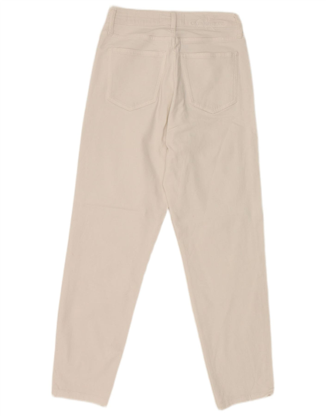 Calvin Klein Womens Tapered Jeans W26 L26 White