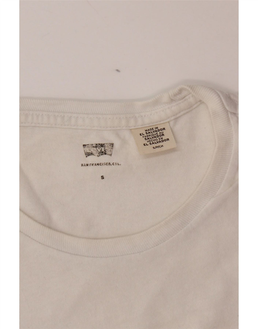 Levi's Mens Graphic T-Shirt Top Small White