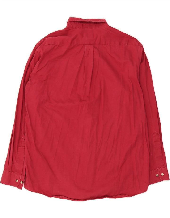 L.L.BEAN Mens Shirt Large Red Cotton Vintage L.L.Bean and Second-Hand L.L.Bean from Messina Hembry 