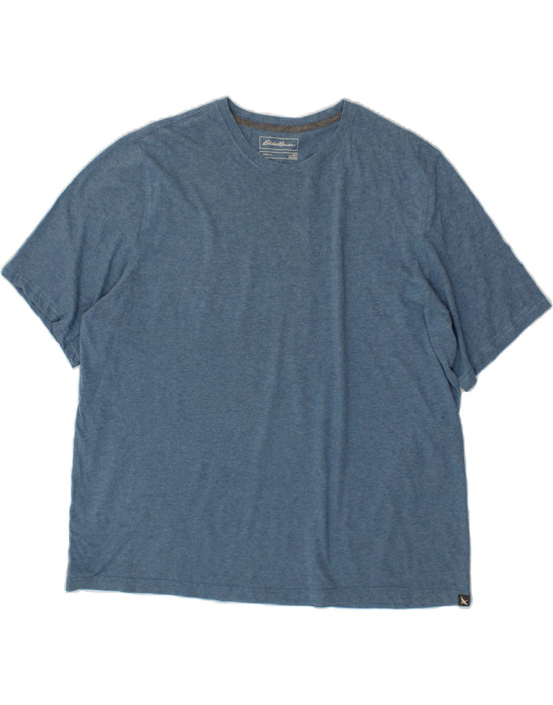 EDDIE BAUER Mens T-Shirt Top 2XL Blue Vintage Eddie Bauer and Second-Hand Eddie Bauer from Messina Hembry 
