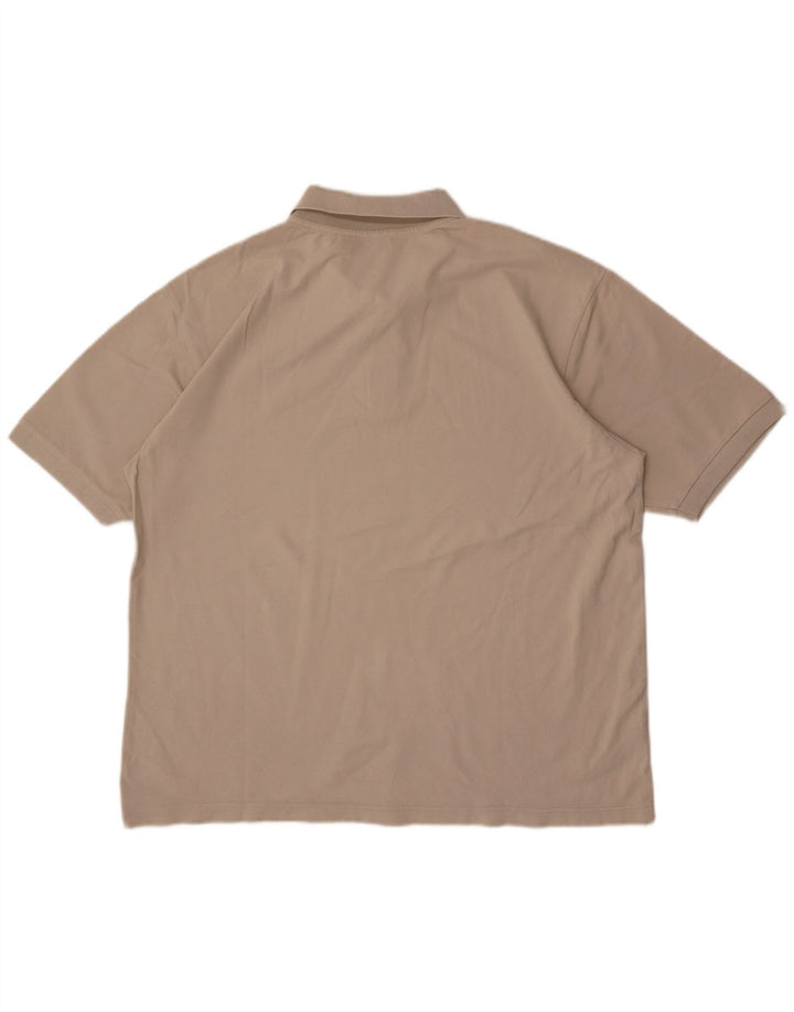 Kappa Mens Polo Shirt 2XL Beige Cotton