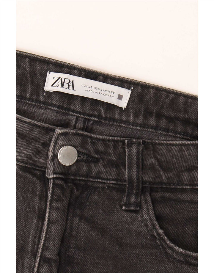 Zara Womens High Waist Jeans EU 38 Small W28 L27 Grey