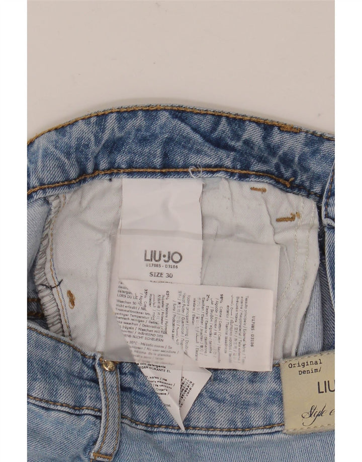 Liu Jo Womens Bootcut Jeans W30 L26 Blue Cotton