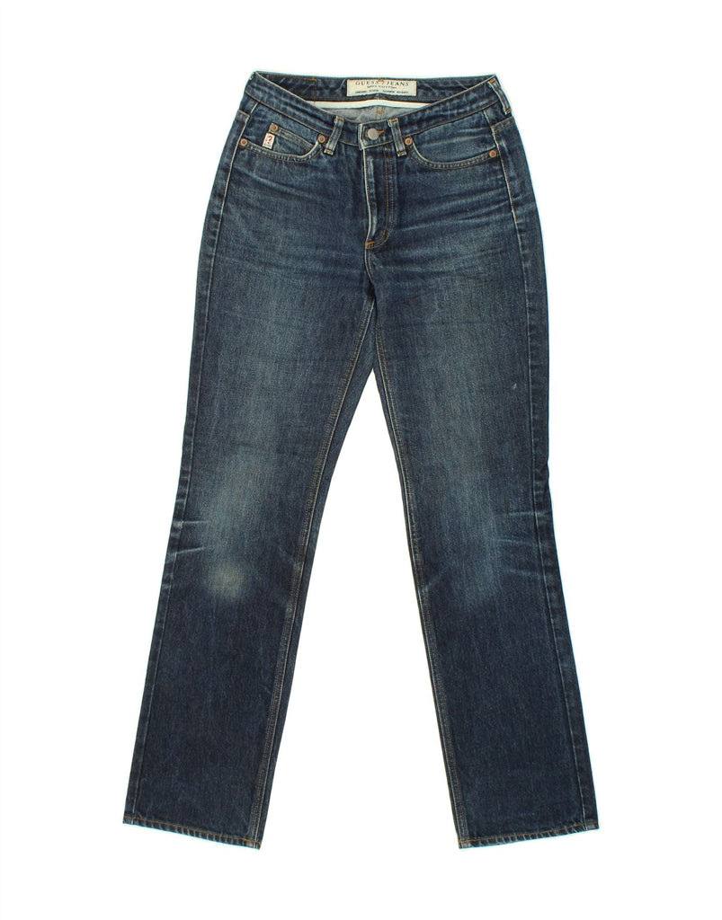 GUESS Womens Slim Jeans W28 L31 Blue Cotton | Vintage Guess | Thrift | Second-Hand Guess | Used Clothing | Messina Hembry 