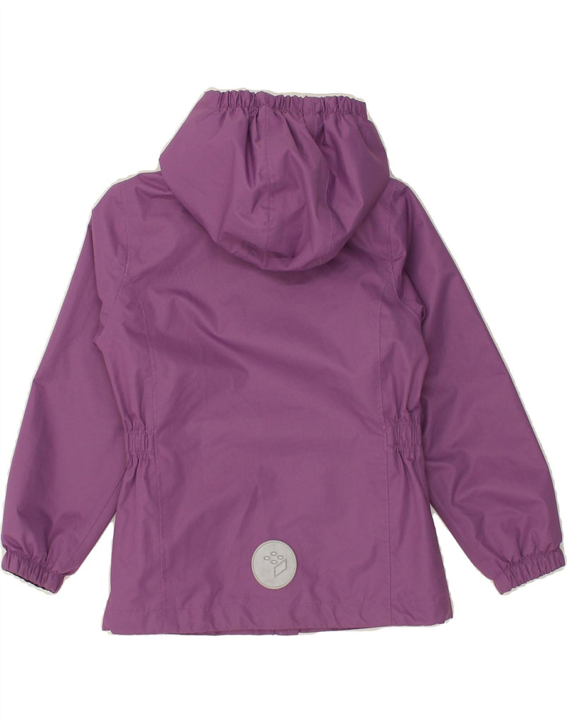 VINTAGE Girls Hooded Rain Jacket 3-4 Years Purple Polyester | Vintage Vintage | Thrift | Second-Hand Vintage | Used Clothing | Messina Hembry 