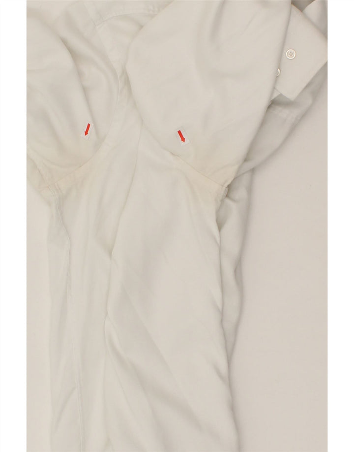 HUGO BOSS Mens Slim Fit Shirt Size 41 Medium White Cotton
