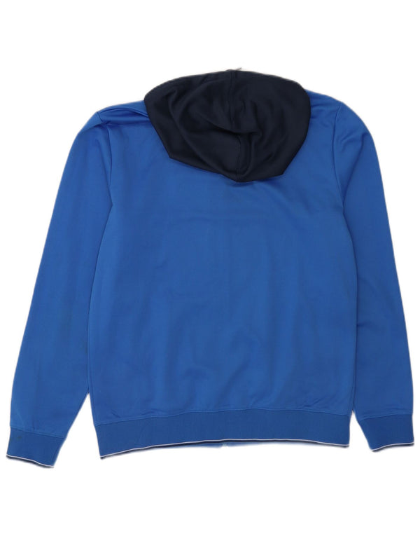 Joma Mens Isonzo Calcio Zip Hoodie Sweater Medium Blue Colourblock Sports