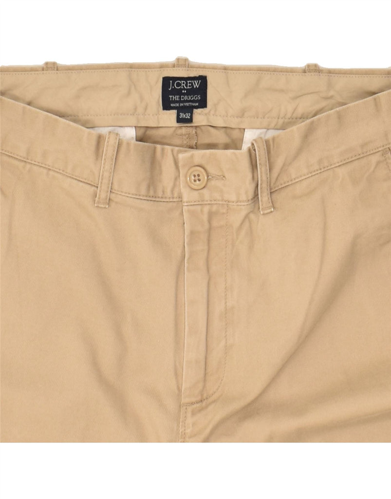 J. CREW Mens The Driggs Slim Chino Trousers W31 L32 Beige Cotton | Vintage J. Crew | Thrift | Second-Hand J. Crew | Used Clothing | Messina Hembry 