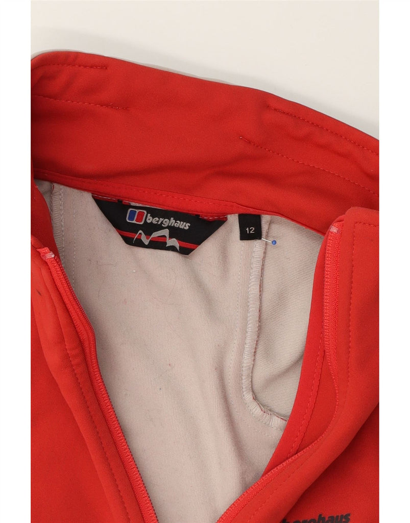 BERGHAUS Womens Tracksuit Top Jacket UK 12 Medium  Red Colourblock Vintage Berghaus and Second-Hand Berghaus from Messina Hembry 