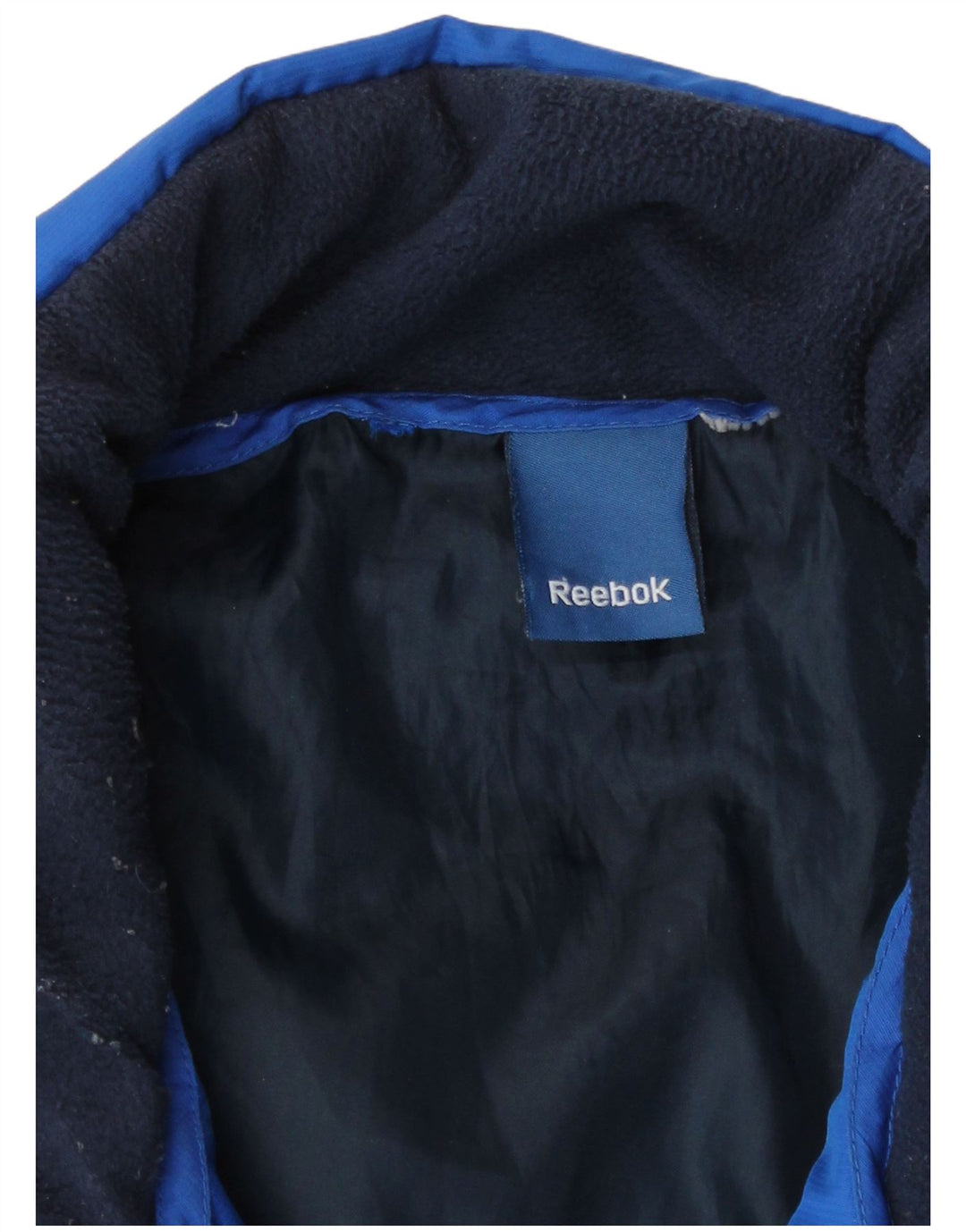 Reebok Mens Padded Jacket UK 42 XL Blue Polyester