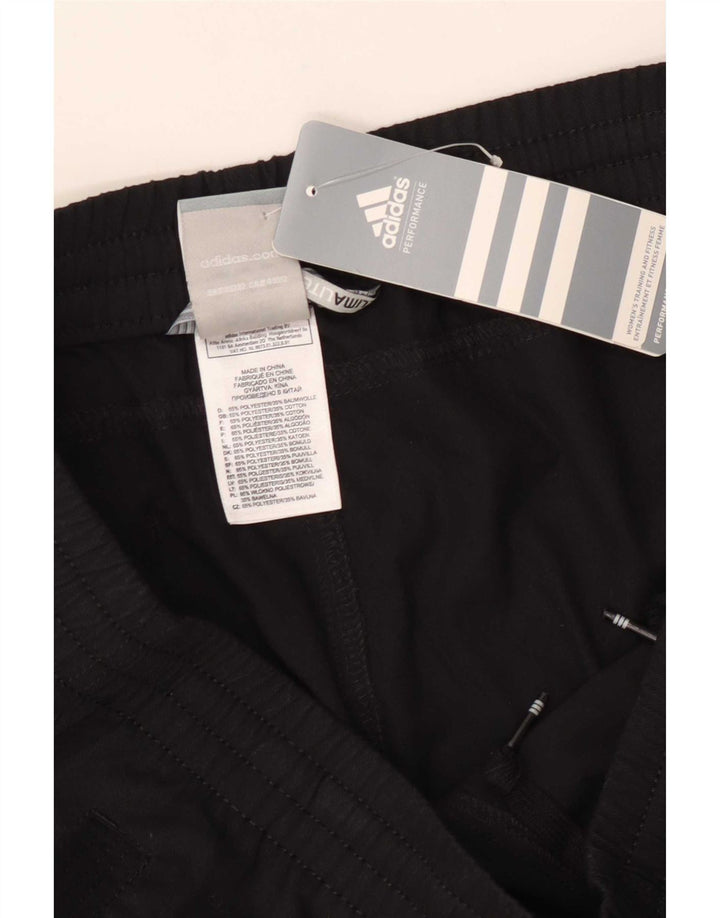 Adidas Womens Climalite Regular Bootcut Trousers UK 16 Large W34 L31 Black