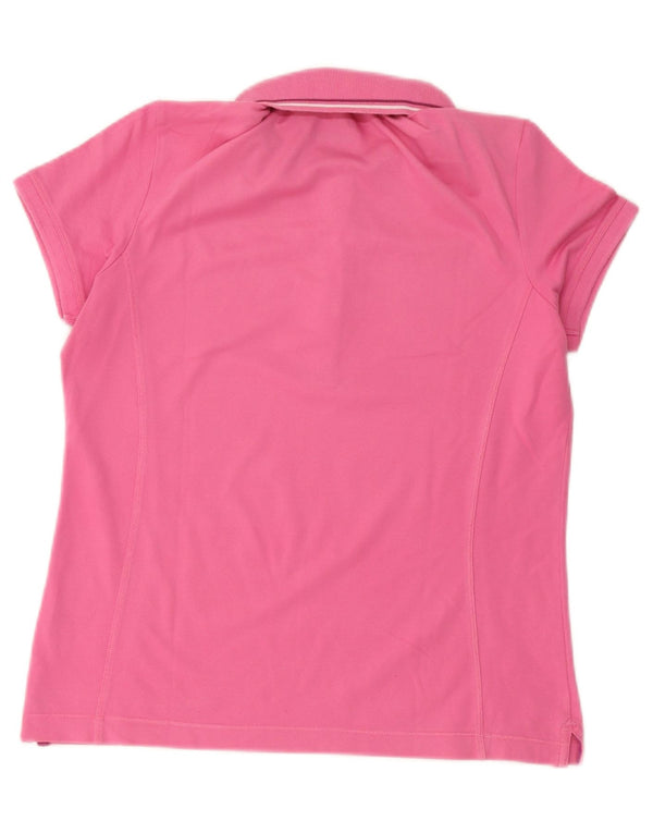 Champion Womens Easy Fit Polo Shirt UK 16 Large Pink