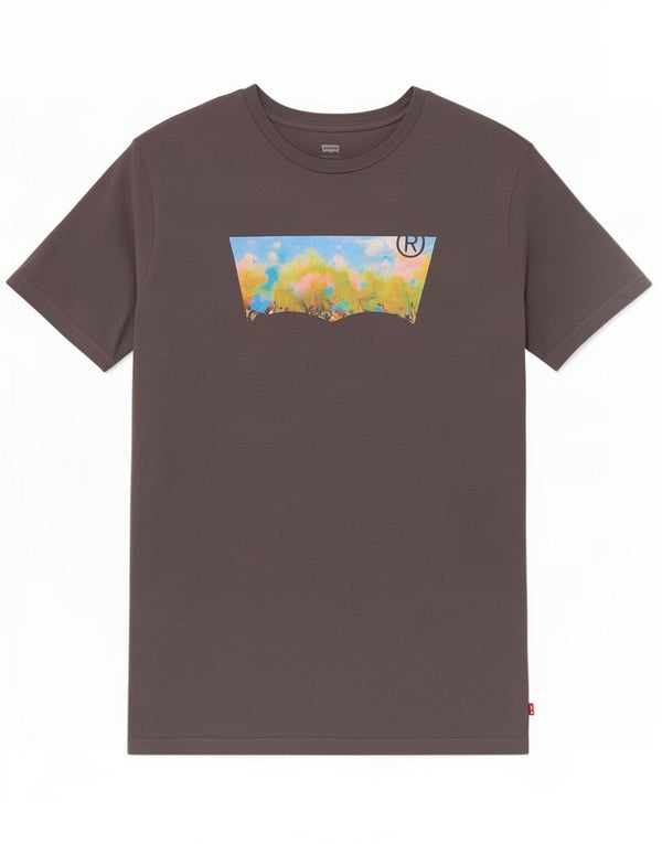 Levi's Mens Graphic T-Shirt Top Large Grey