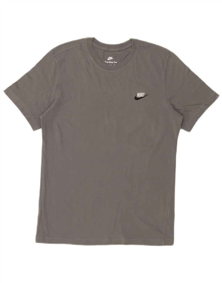 Nike Mens T-Shirt Top Small Grey Cotton