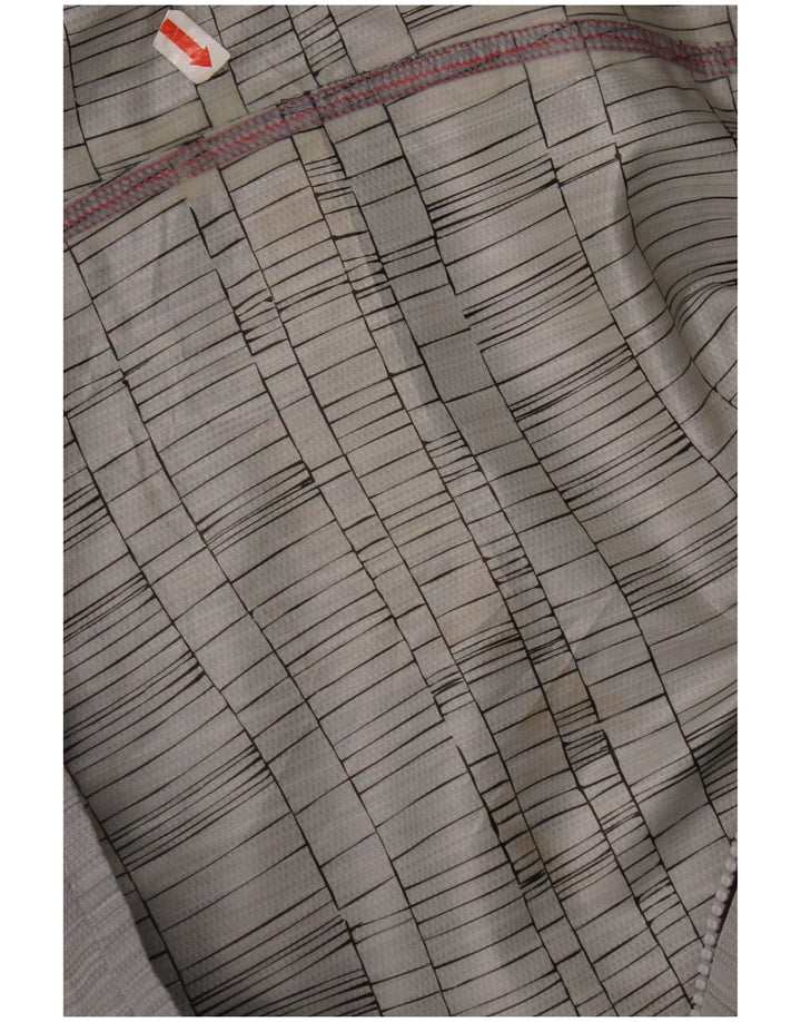 UNDER ARMOUR Mens Hooded Rain Jacket UK 38 Medium Grey Polyester