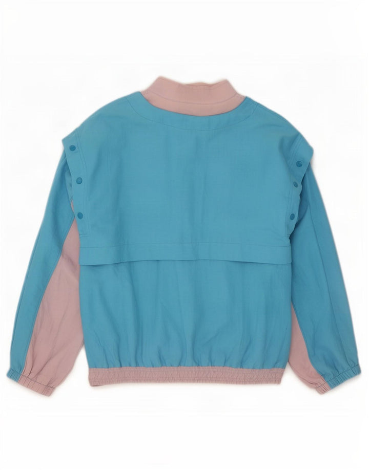 Ellesse Womens Tracksuit Top Jacket IT 48 XL Blue Colourblock Polyamide