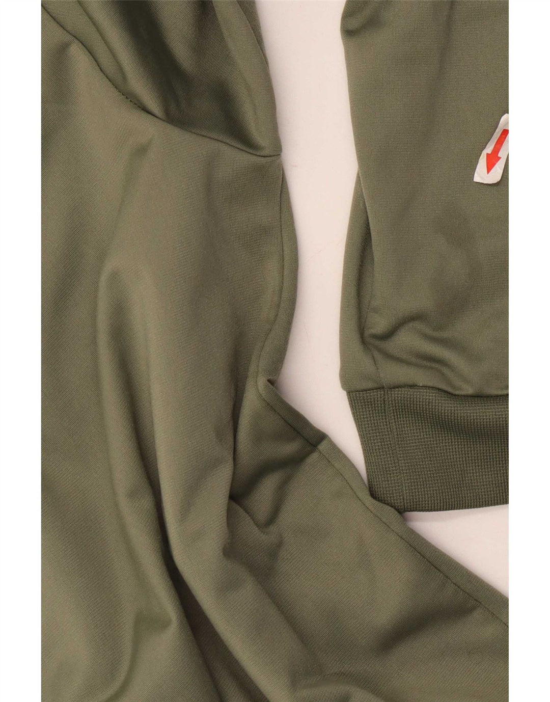Adidas Mens Tracksuit Top Jacket Small Khaki Polyester